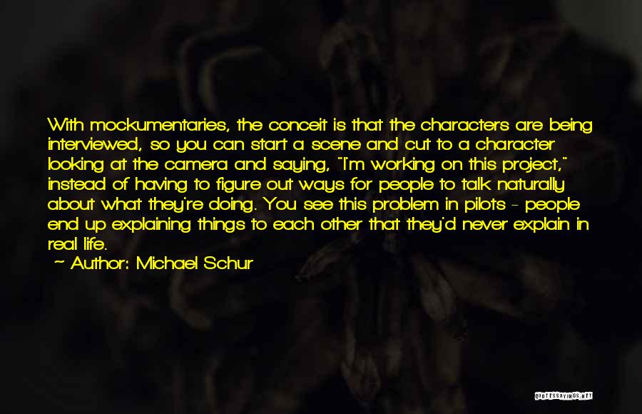 Instead Of Cutting Quotes By Michael Schur