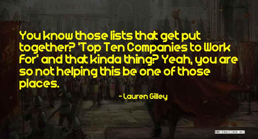 Insterburg Co Quotes By Lauren Gilley Insterburg Co Quotes By Lauren Gilley