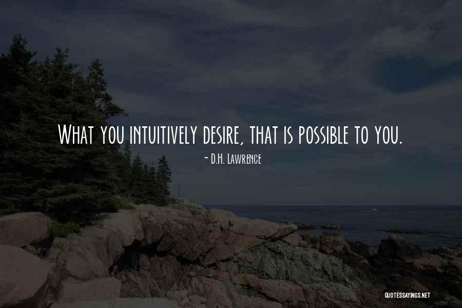 Instinct Intuition Quotes By D.H. Lawrence