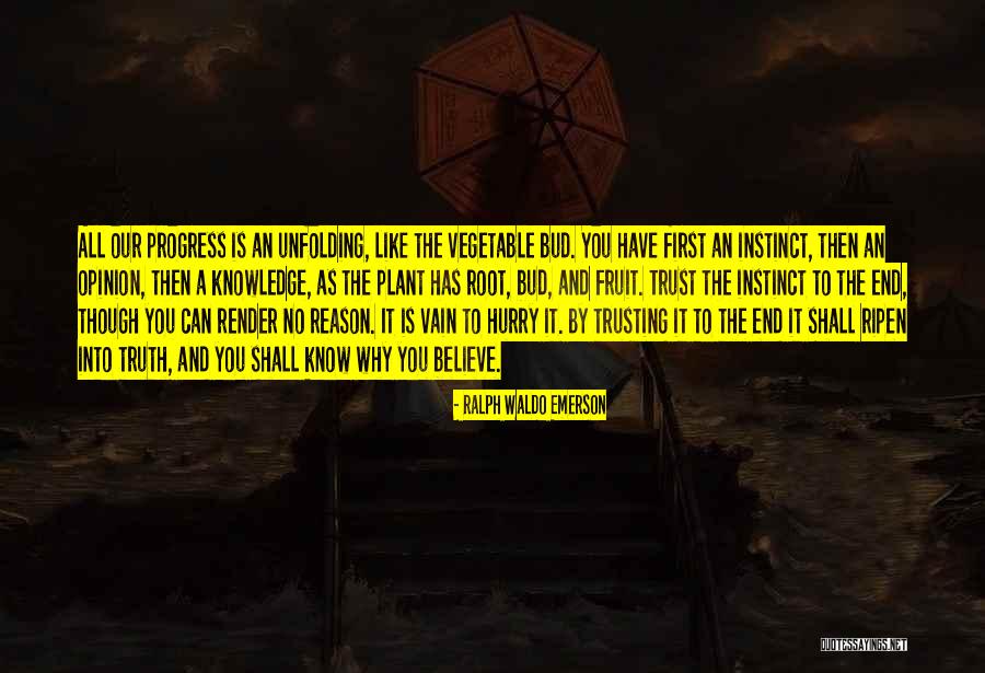 Instinct Trust Quotes By Ralph Waldo Emerson Instinct Trust Quotes By Ralph Waldo Emerson