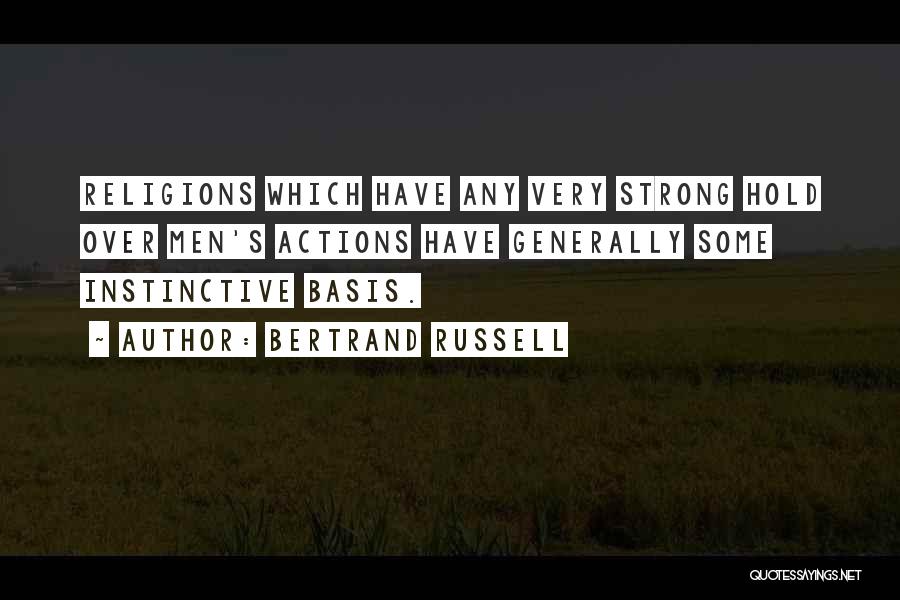 Instinctive Quotes By Bertrand Russell