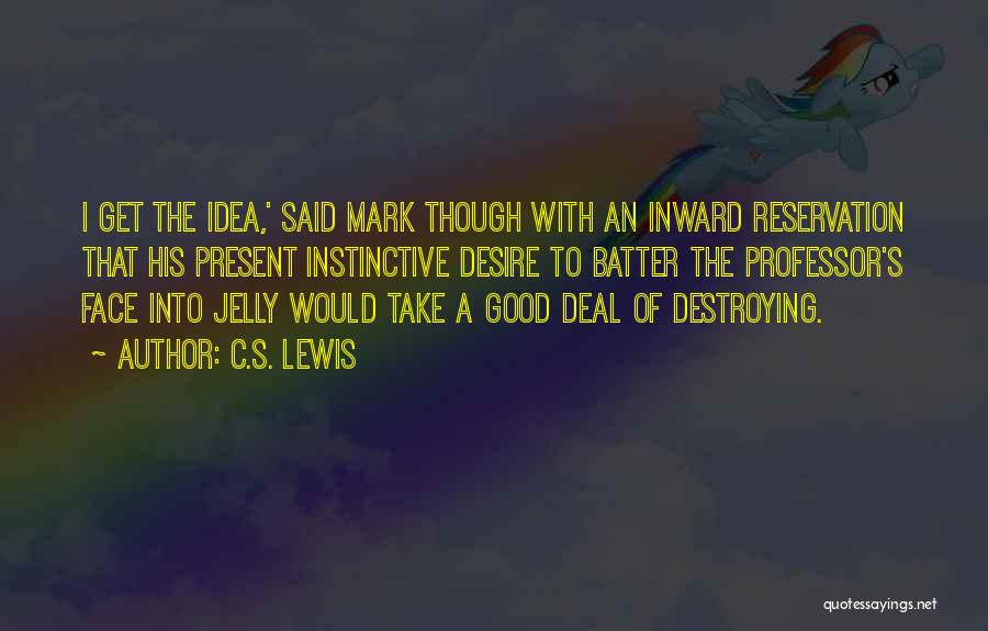 Instinctive Quotes By C.S. Lewis