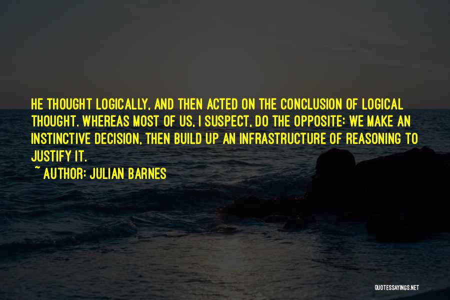 Instinctive Quotes By Julian Barnes