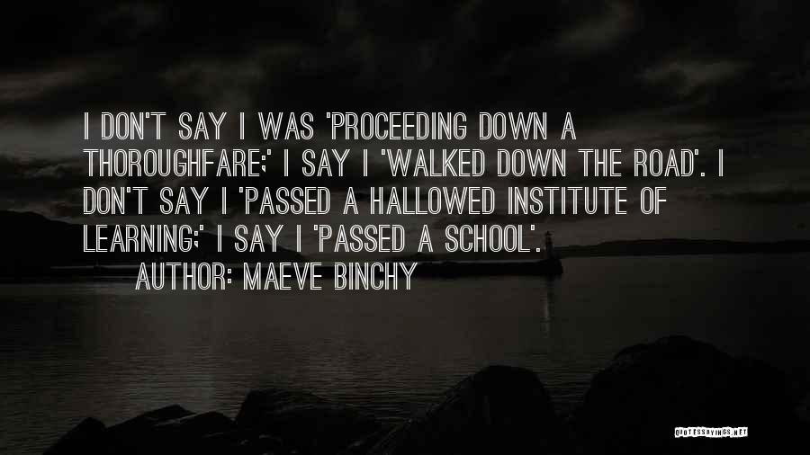 Institute Quotes By Maeve Binchy