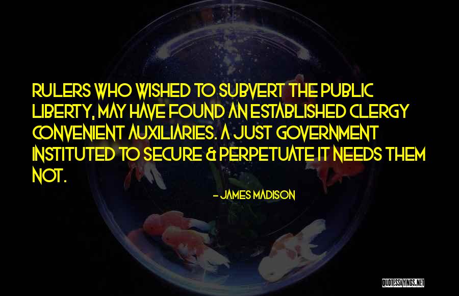 Instituted Quotes By James Madison Instituted Quotes By James Madison