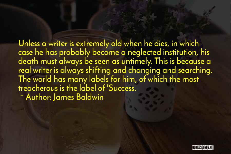 Institution Success Quotes By James Baldwin