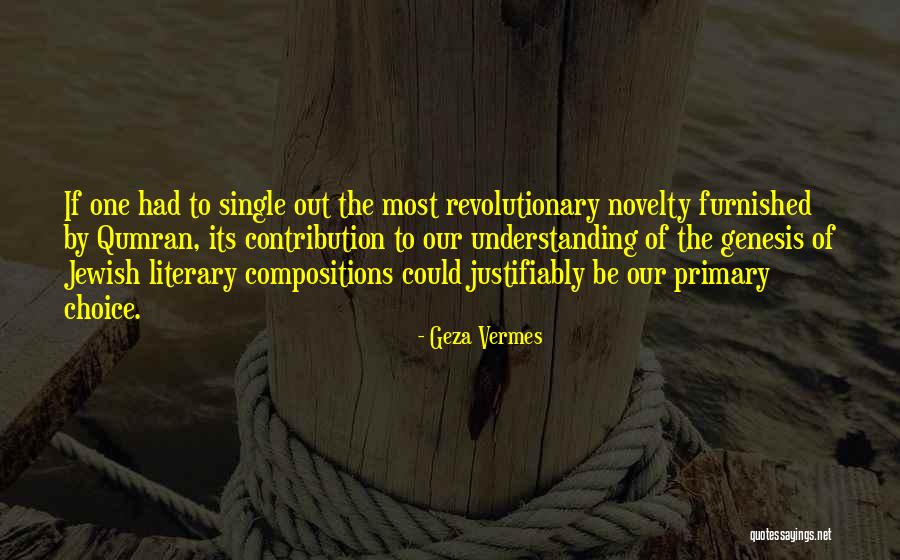 Institutionalization Stage Quotes By Geza Vermes Institutionalization Stage Quotes By Geza Vermes