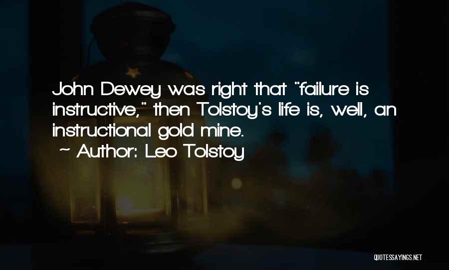 Instructional Quotes By Leo Tolstoy