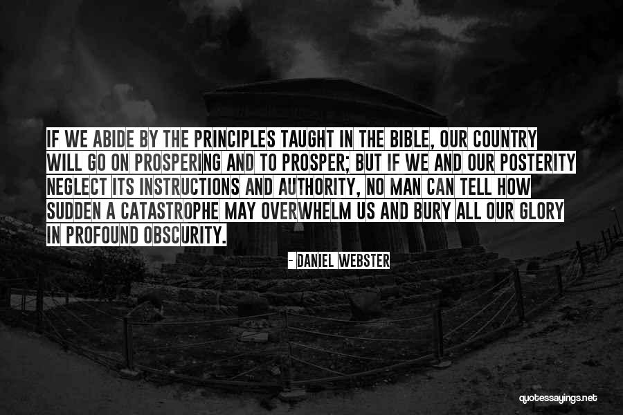 Instructions Quotes By Daniel Webster