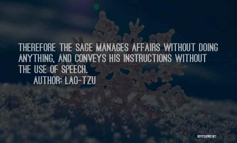 Instructions Quotes By Lao-Tzu