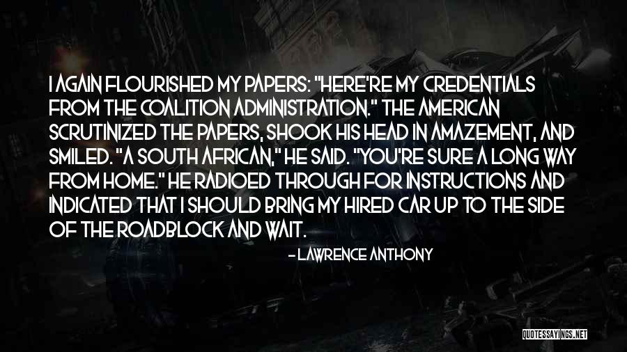 Instructions Quotes By Lawrence Anthony