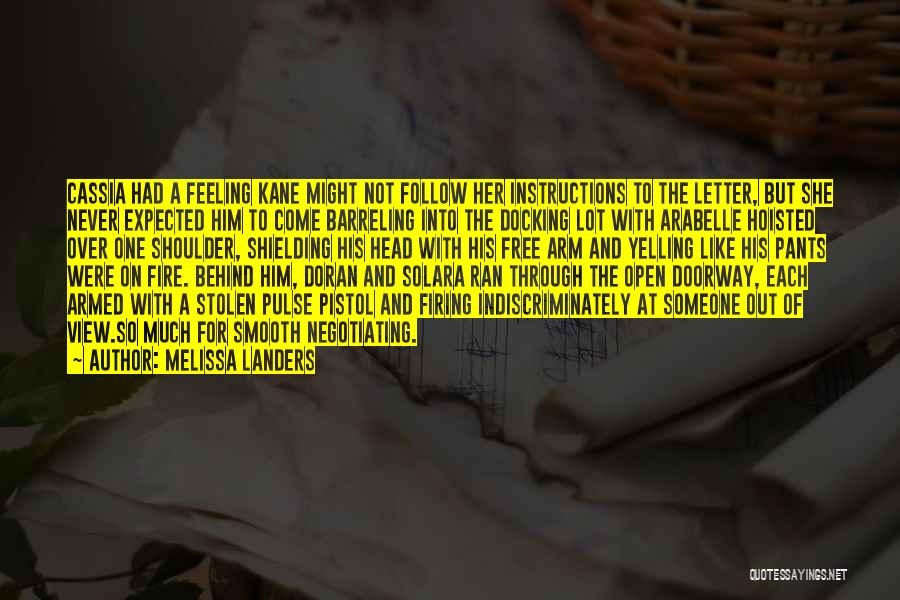 Instructions Quotes By Melissa Landers