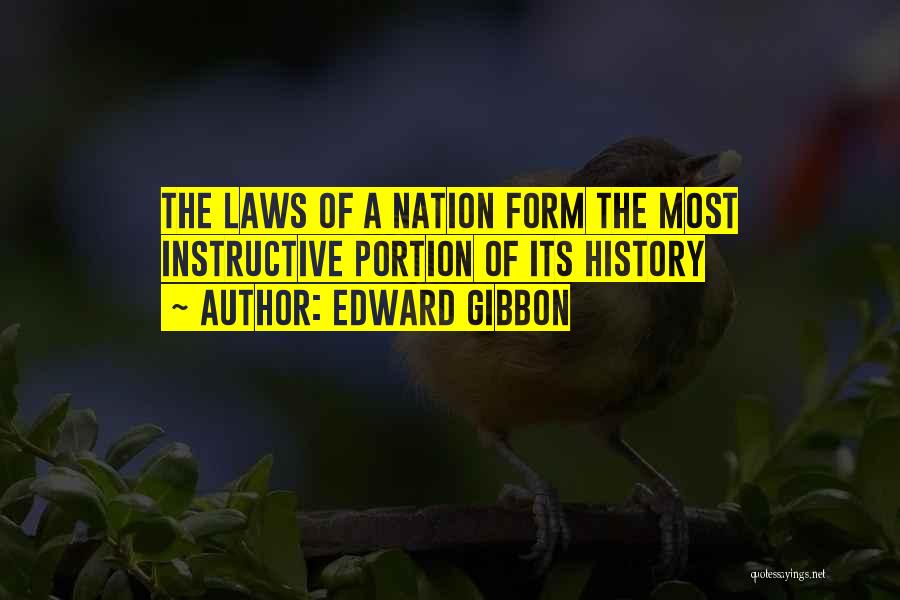Instructive Quotes By Edward Gibbon