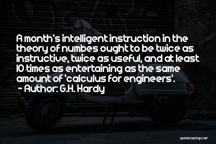 Instructive Quotes By G.H. Hardy