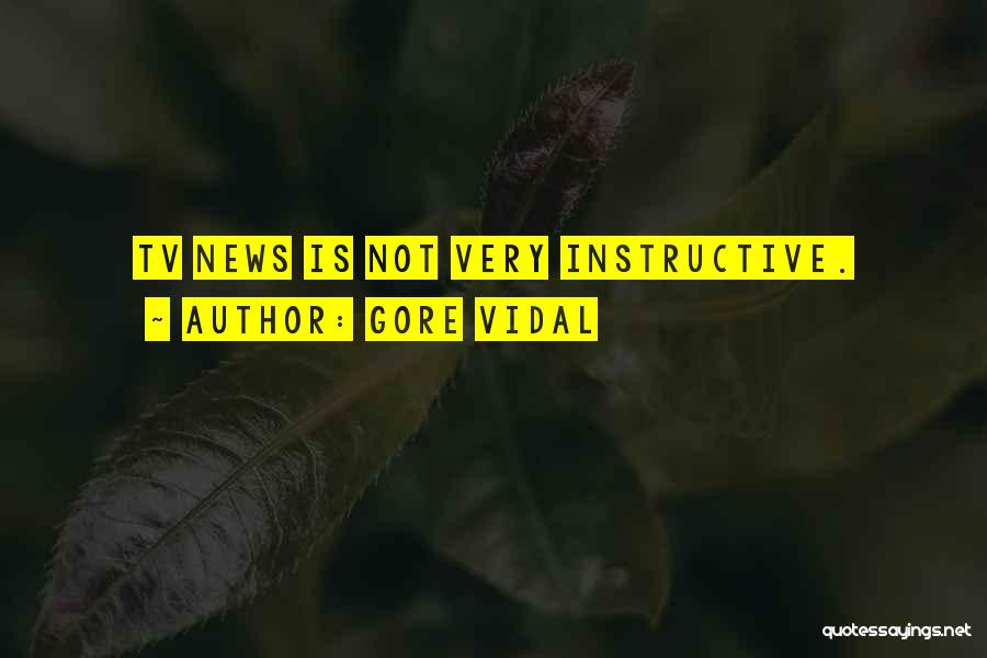 Instructive Quotes By Gore Vidal