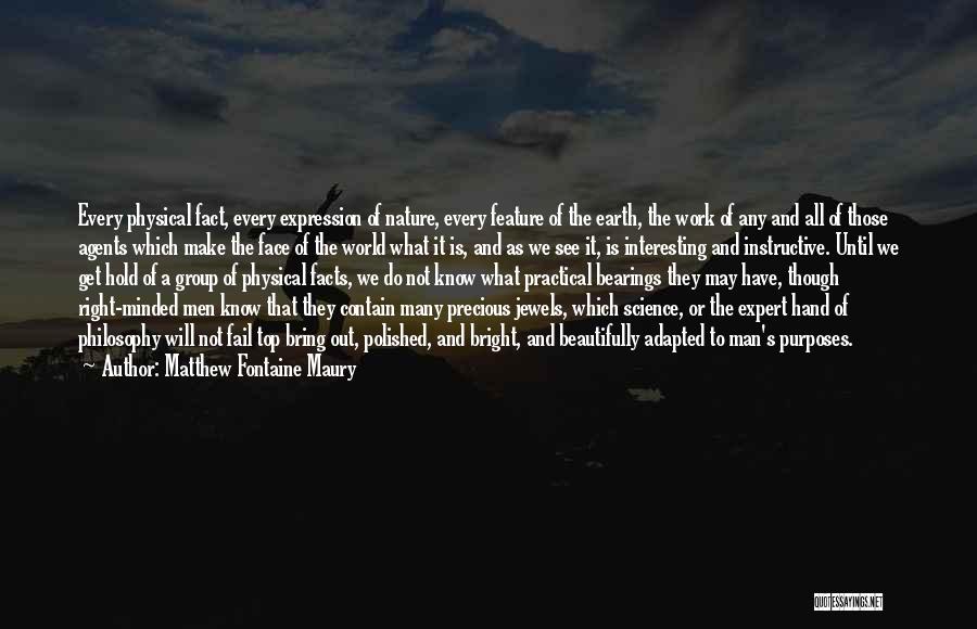 Instructive Quotes By Matthew Fontaine Maury