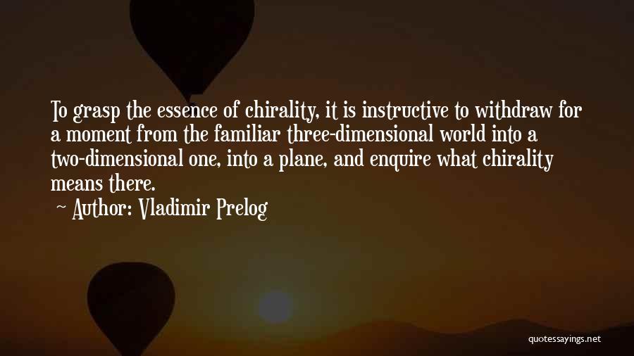 Instructive Quotes By Vladimir Prelog