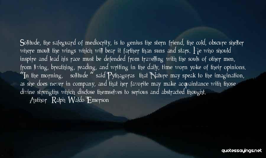 Instructor Quotes By Ralph Waldo Emerson