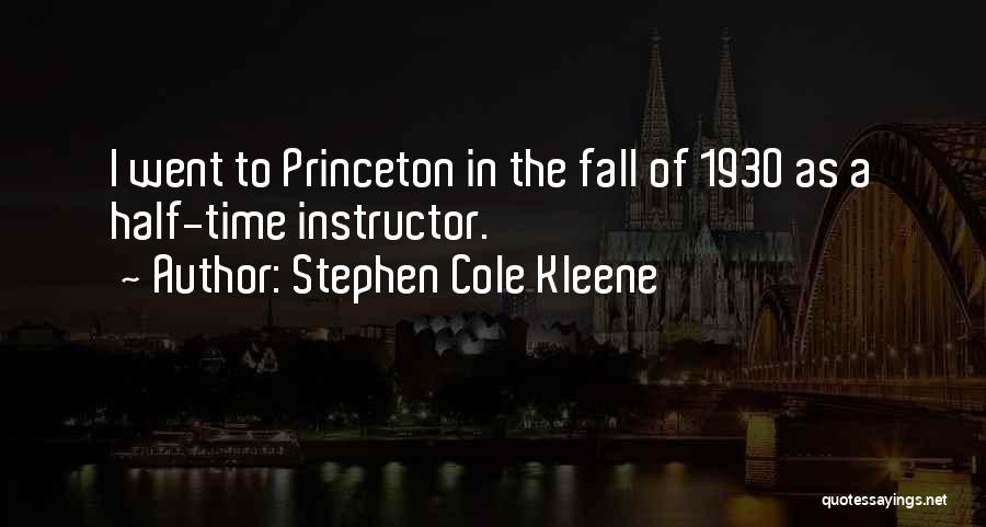 Instructor Quotes By Stephen Cole Kleene