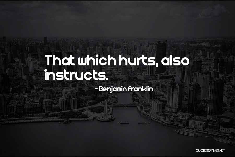 Instructs Quotes By Benjamin Franklin Instructs Quotes By Benjamin Franklin