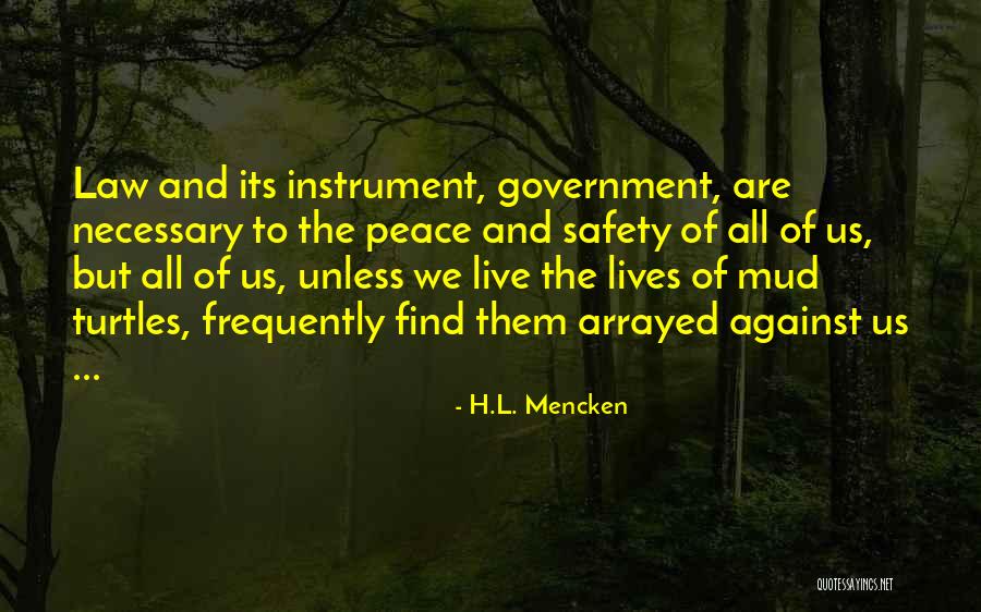 Instrument Of Peace Quotes By H.L. Mencken Instrument Of Peace Quotes By H.L. Mencken