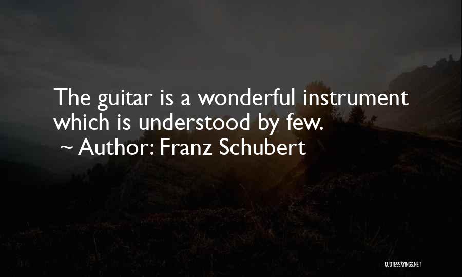 Instrument Quotes By Franz Schubert