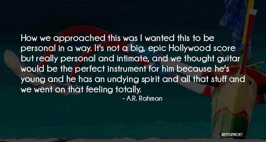 Instrument The Quotes By A.R. Rahman Instrument The Quotes By A.R. Rahman
