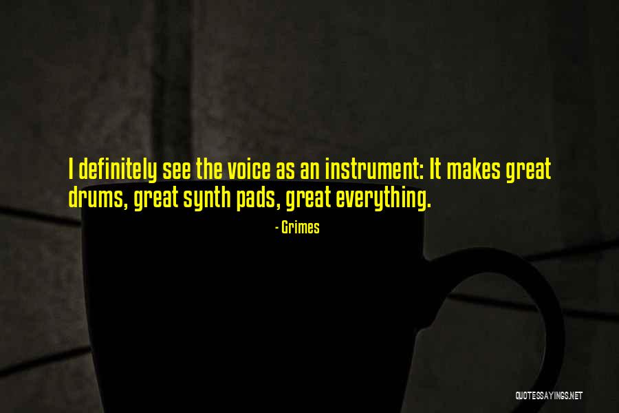 Instrument The Quotes By Grimes Instrument The Quotes By Grimes