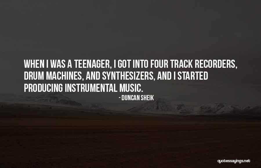 Instrumental Music Quotes By Duncan Sheik Instrumental Music Quotes By Duncan Sheik
