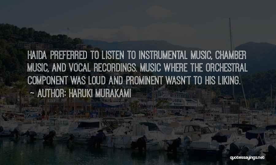 Instrumental Music Quotes By Haruki Murakami