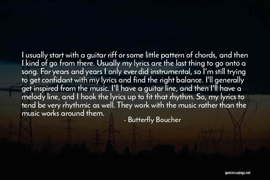 Instrumental Song Quotes By Butterfly Boucher