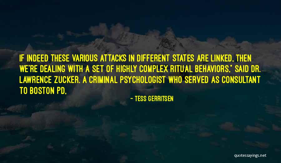 Instrumentally Motivated Quotes By Tess Gerritsen Instrumentally Motivated Quotes By Tess Gerritsen