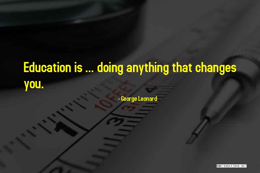Instruye Significado Quotes By George Leonard Instruye Significado Quotes By George Leonard