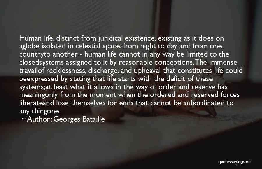 Insubordination Quotes By Georges Bataille