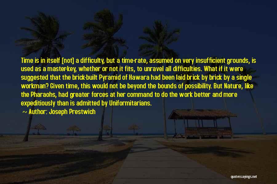Insufficient Time Quotes By Joseph Prestwich