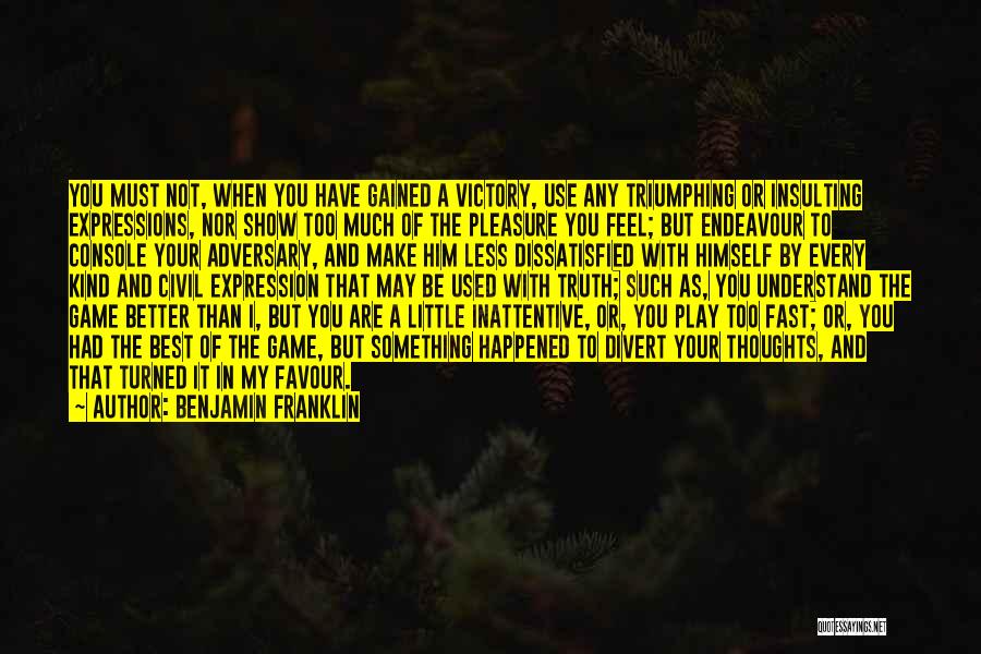 Insulting Quotes By Benjamin Franklin