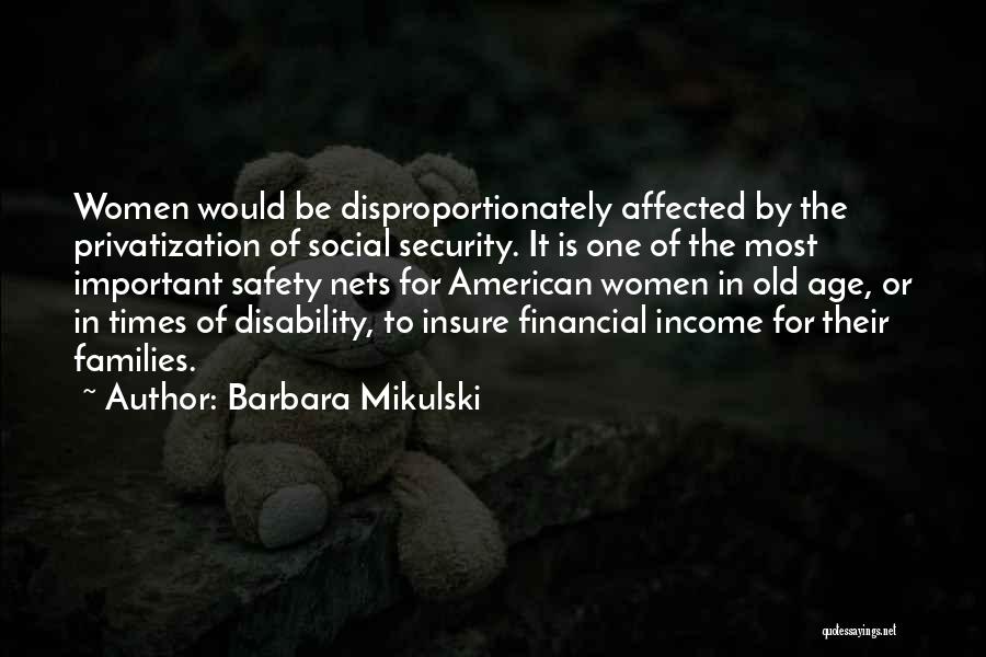 Insure One Quotes By Barbara Mikulski