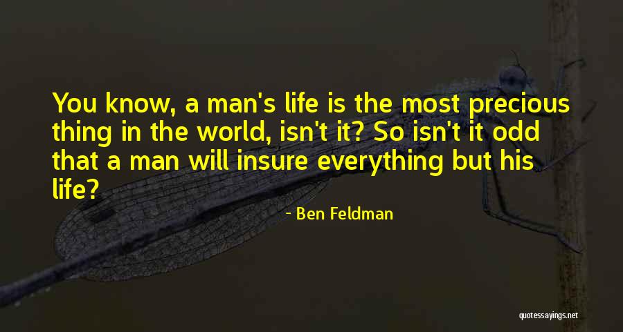 Insure One Quotes By Ben Feldman