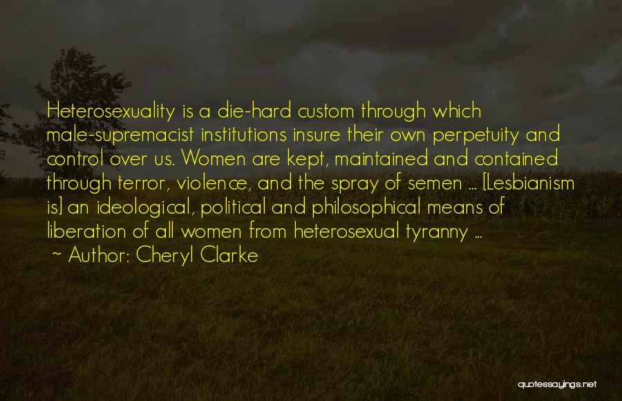 Insure One Quotes By Cheryl Clarke