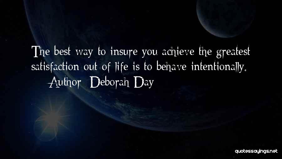 Insure One Quotes By Deborah Day