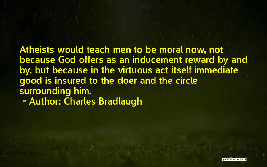 Insured Quotes By Charles Bradlaugh