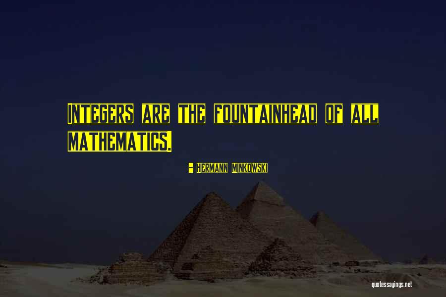 Integers Quotes By Hermann Minkowski
