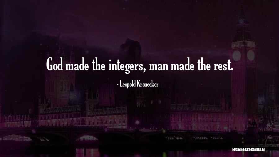 Integers Quotes By Leopold Kronecker