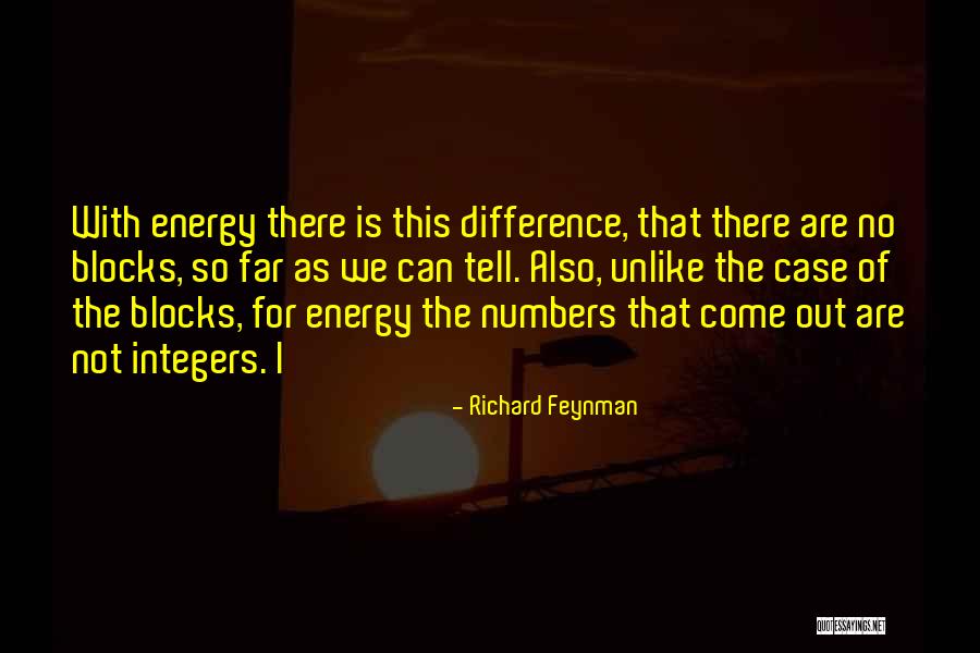 Integers Quotes By Richard Feynman