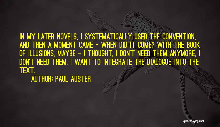 Integrate Quotes By Paul Auster