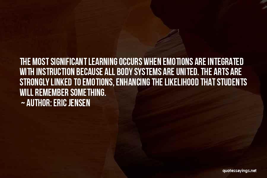 Integrated Learning Quotes By Eric Jensen