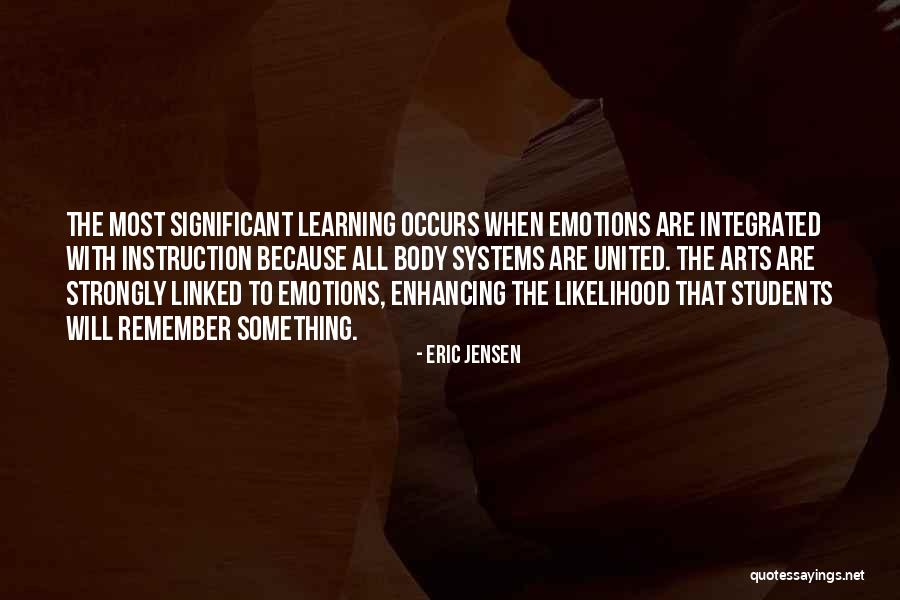 Integrated Learning Quotes By Eric Jensen