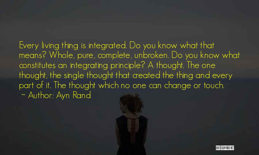 Integrating Quotes By Ayn Rand