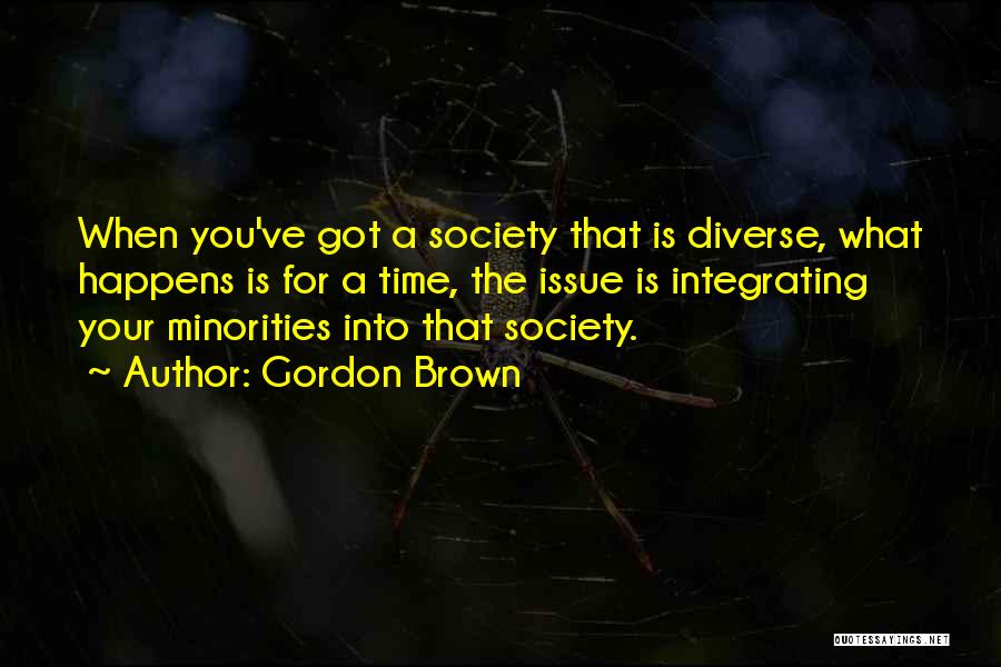 Integrating Quotes By Gordon Brown