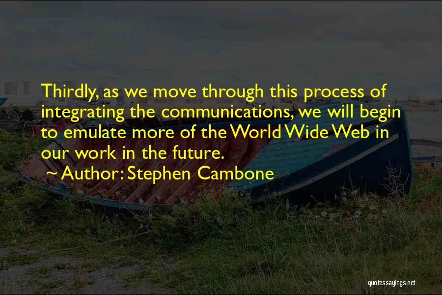 Integrating Quotes By Stephen Cambone